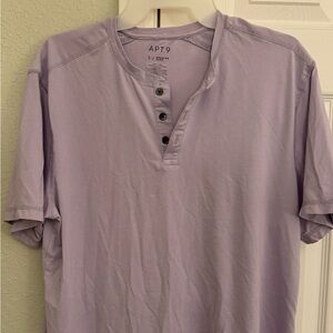 Purple Henley T shirt